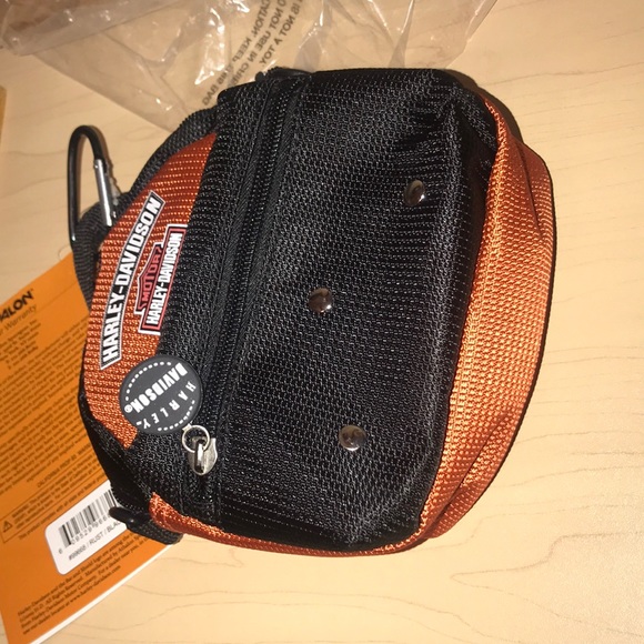Mini Harley Davidson Backpack Rust / Black Genuine - Picture 3 of 9
